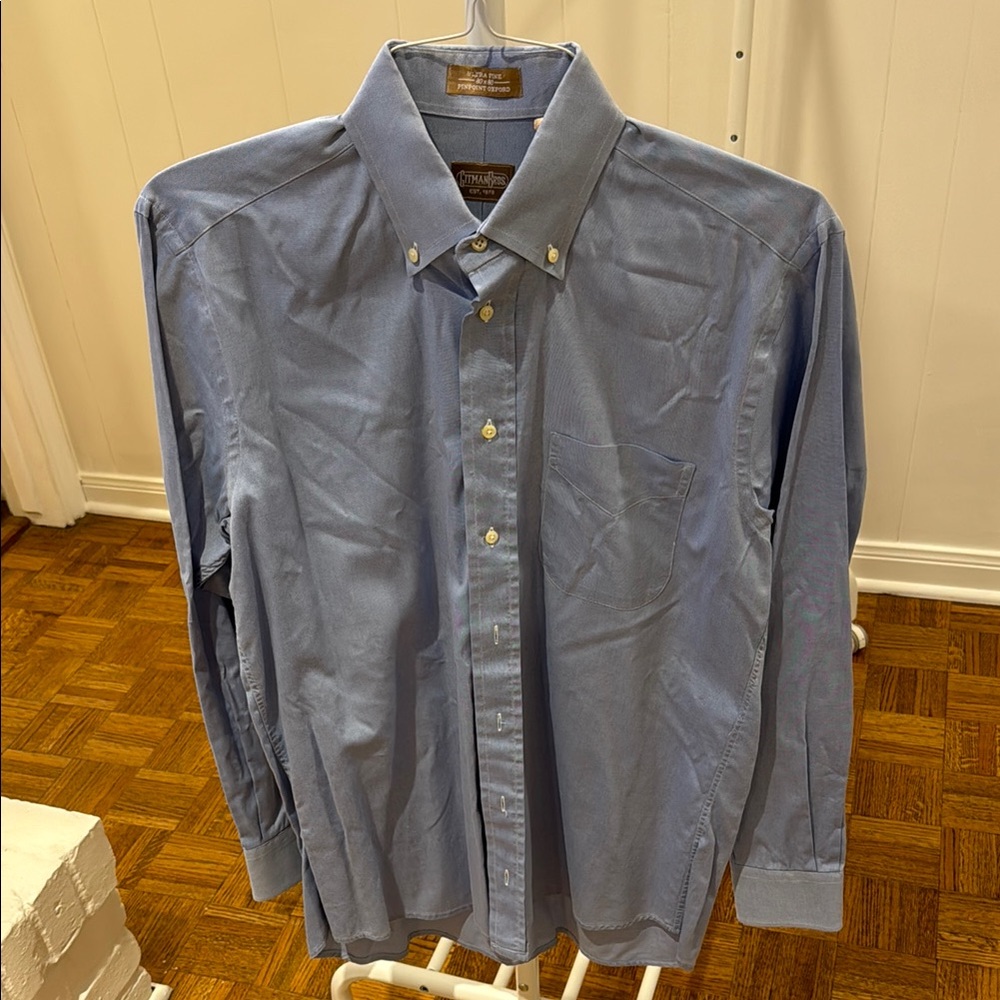 Brooks Brothers Blue Dress Shirt Classic Style